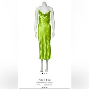 Rat and Boa Midi Dress